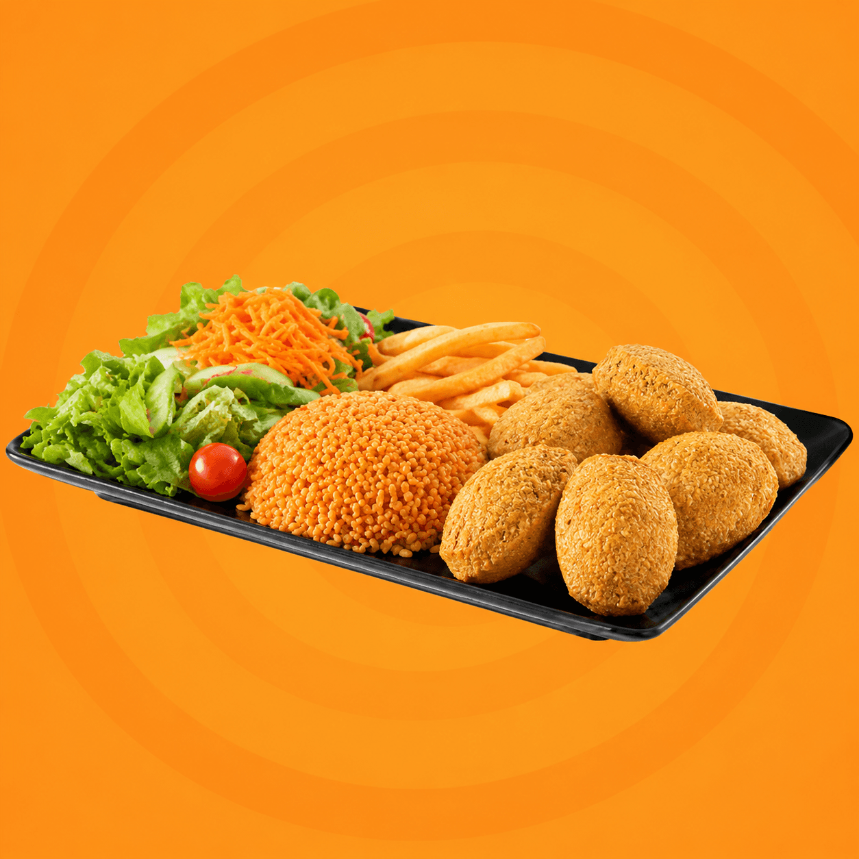 Assiette falafel - Photo sous licence